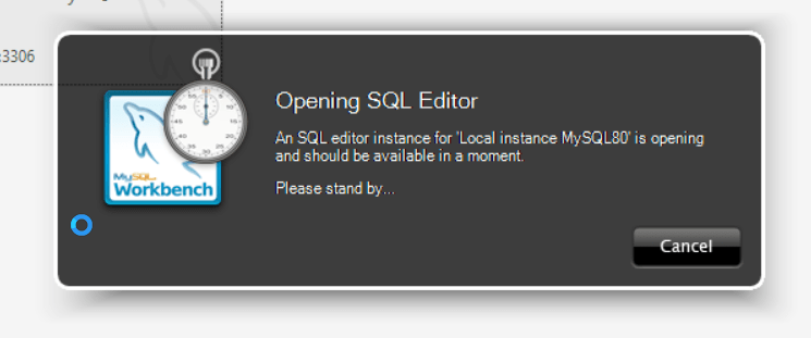 Opening the SQL Editor
